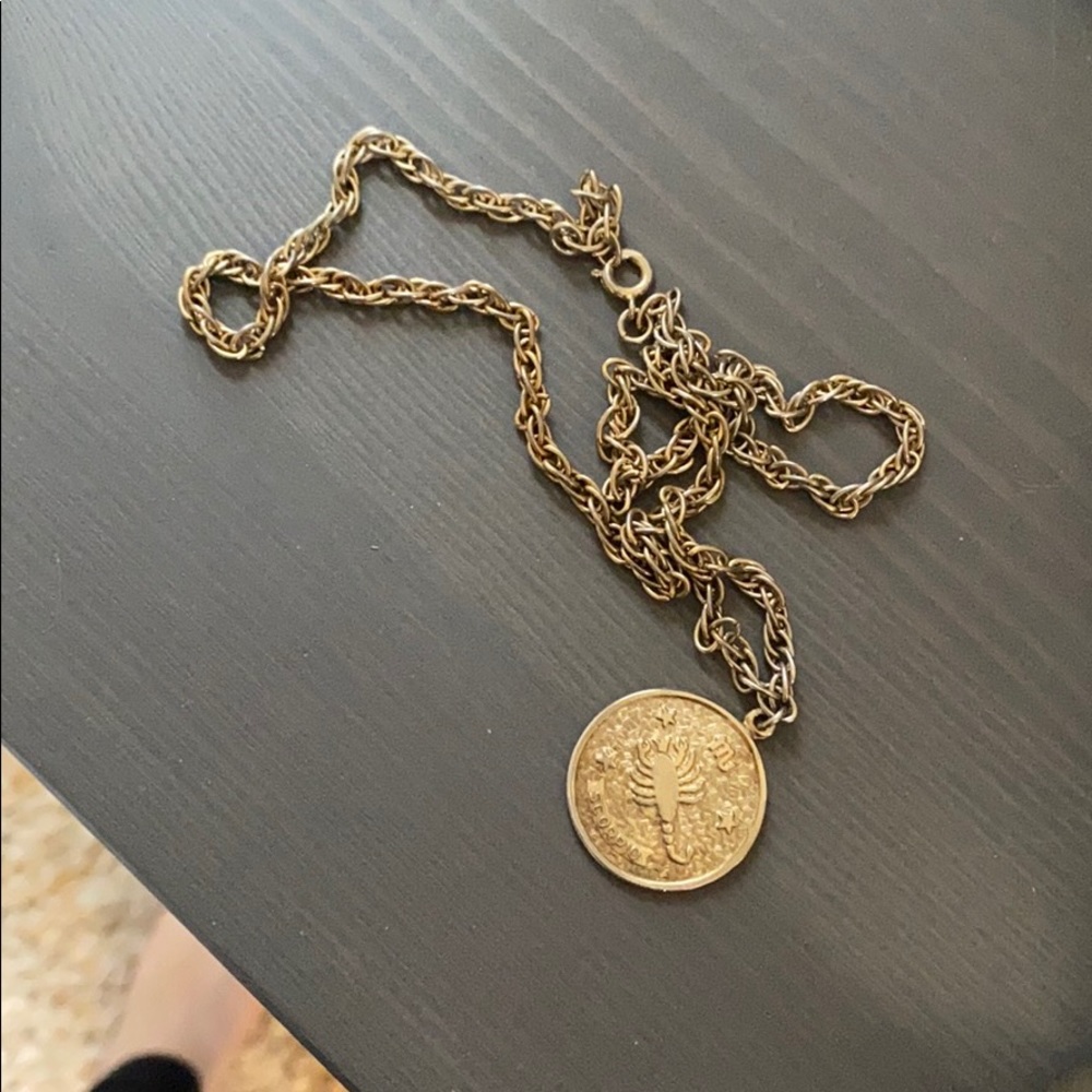 Sarah Coventry Scorpio necklace
